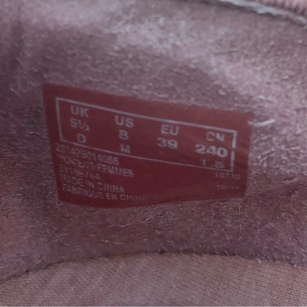 Clarks Cloudsteppers Ayla Paige Mauve Knit Slip On Flats Size 8M - Image 10