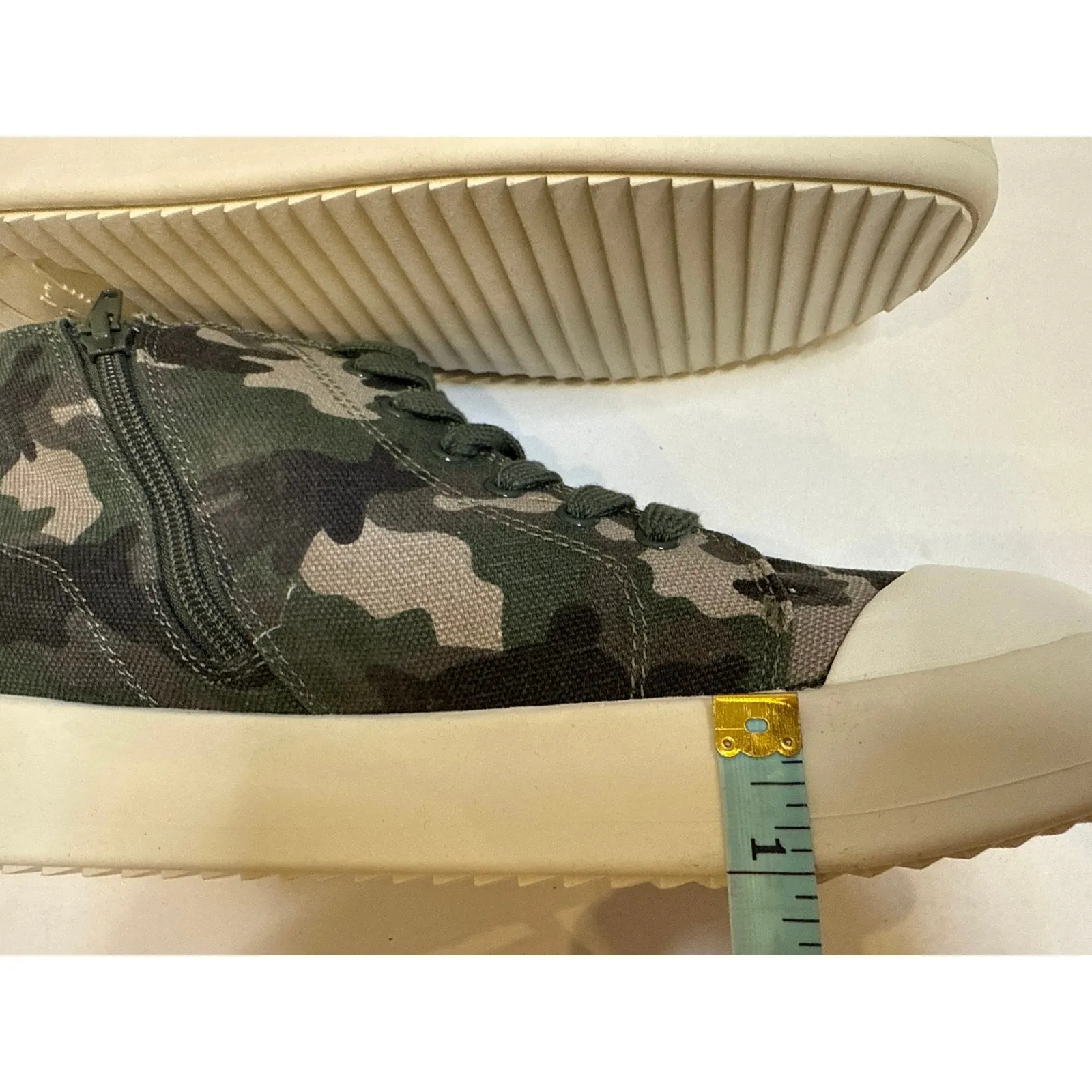 Rocket Dog Walt Soldier Cotton Camouflage High Tops NIB Sz 11 Lace Up Green Tan - Image 10