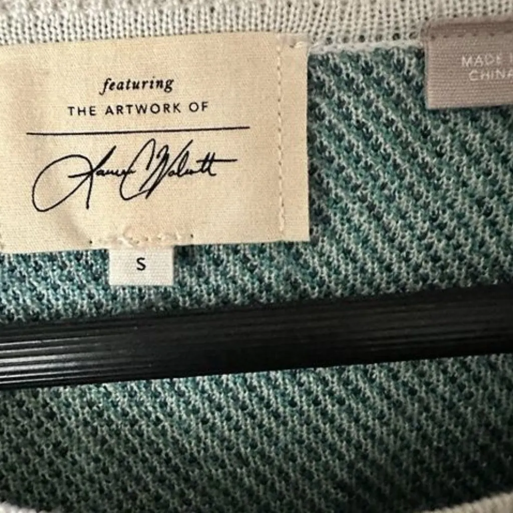 Avante Garde- Anthropologie Llama Sweater-dopamine “Artwork To Wear” Sz S - Image 3