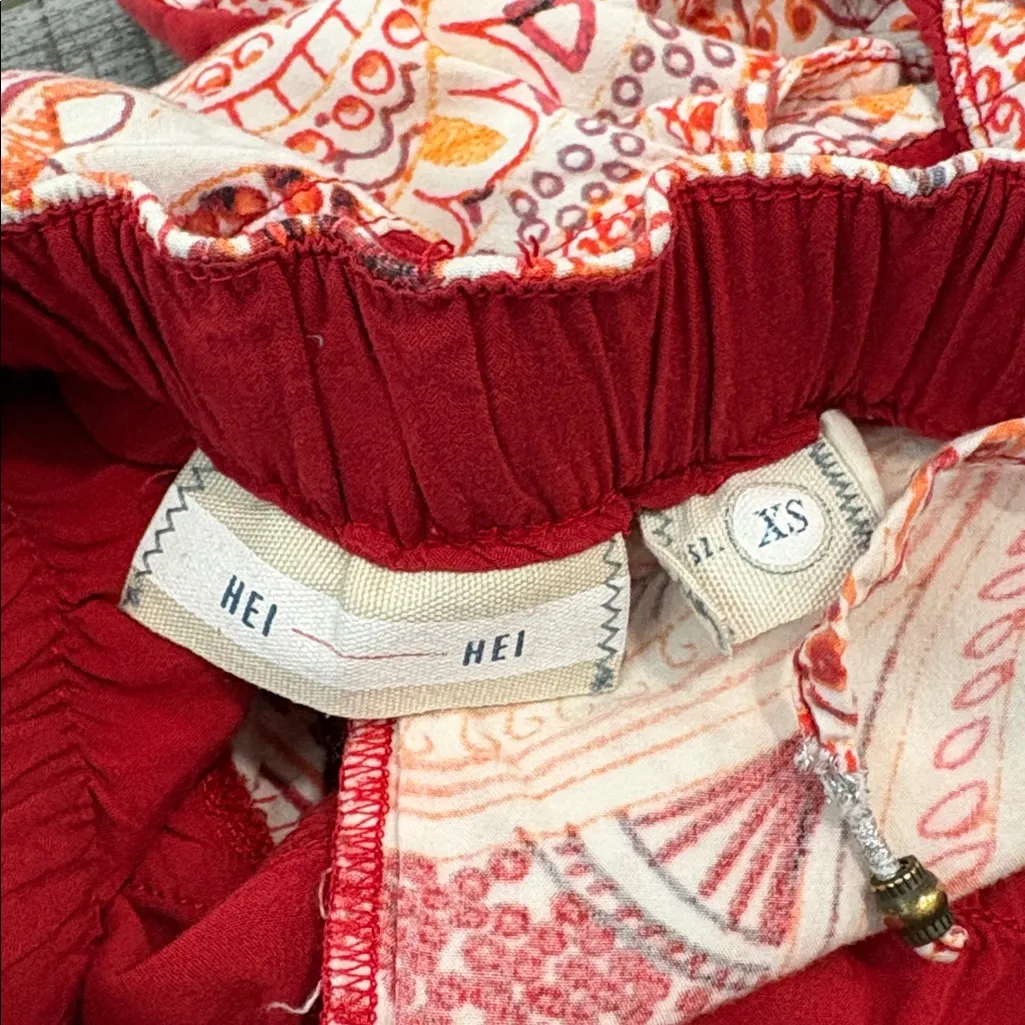 ANTHROPOLOGIE Hei Hei Paisley Print Shorts XS - Image 9