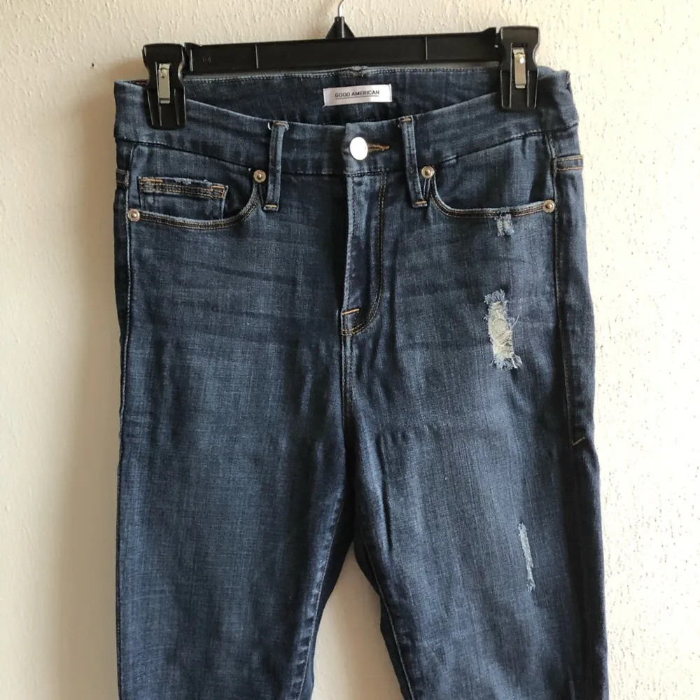Good American Jeans Good Legs Skinny Fit Leg Sz 2/26 BEST SELLING STYLE! GUC - Image 3