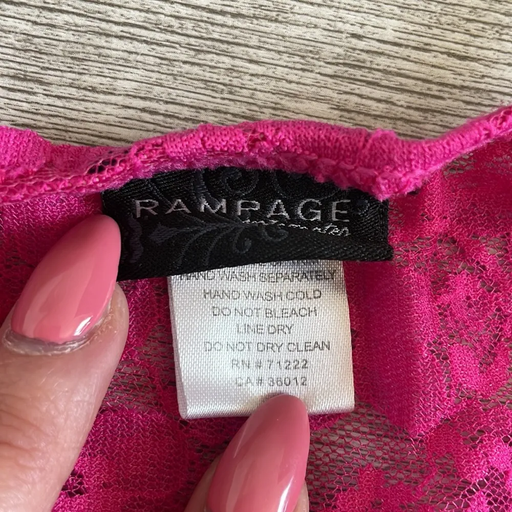 Rampage Pink Lace Slip - Image 3