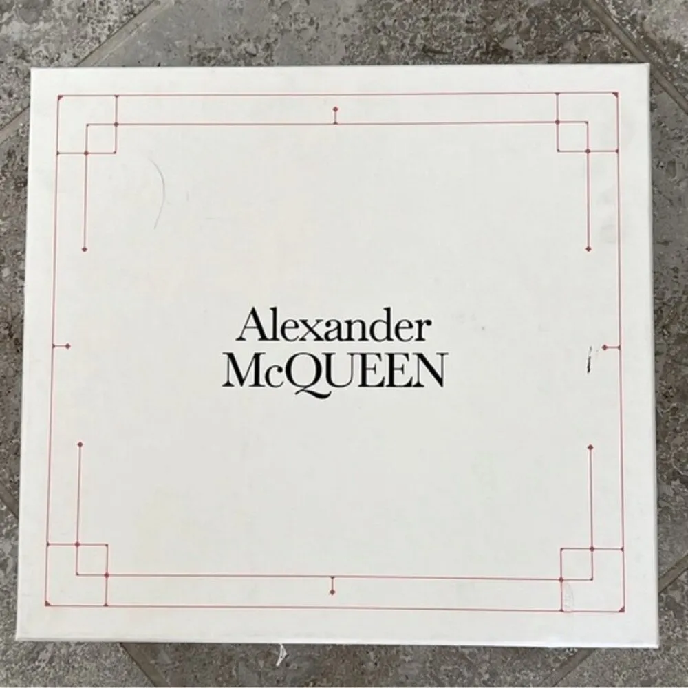 Alexander McQueen Tread Grommet Embellished Boots Black Size 35.5 NEW $1290 - Image 15