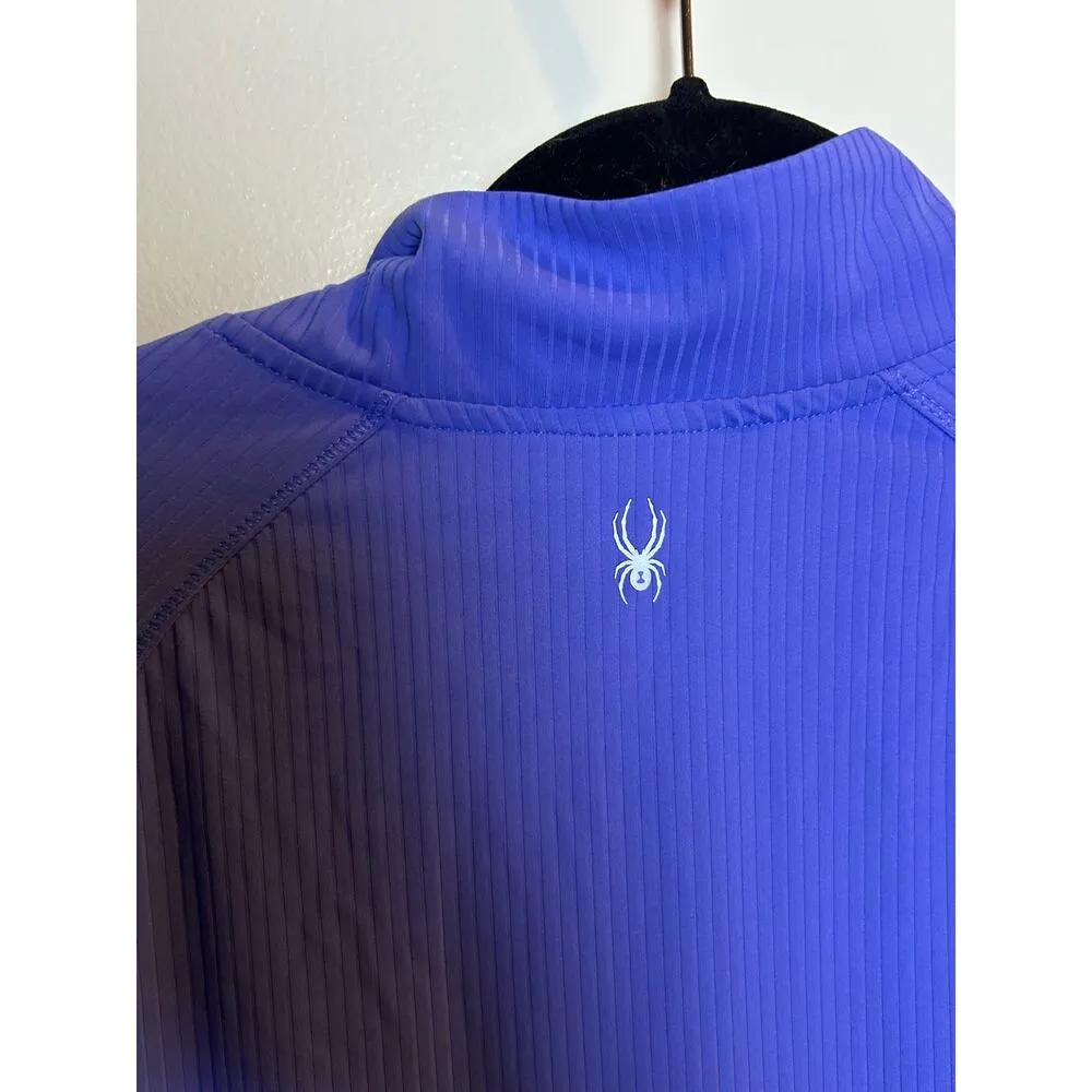 Spyder Women Size Large L 1/4 zip Athletic Pullover Quarter Zip Purple - Image 6