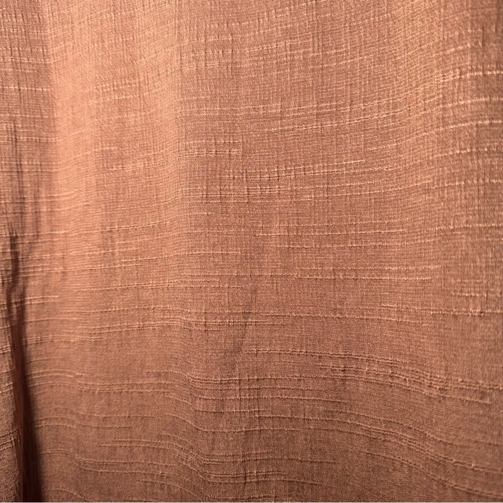 Max Studio • Blouse • Relaxed Fit • Brown • Small • Ruched Sleeves - Image 11