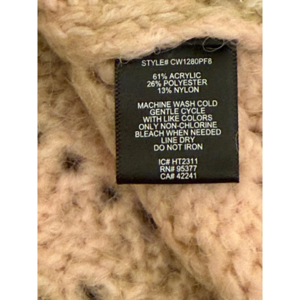 Sanctuary Pointelle Mockneck Sweater, NWT size XL - Image 5