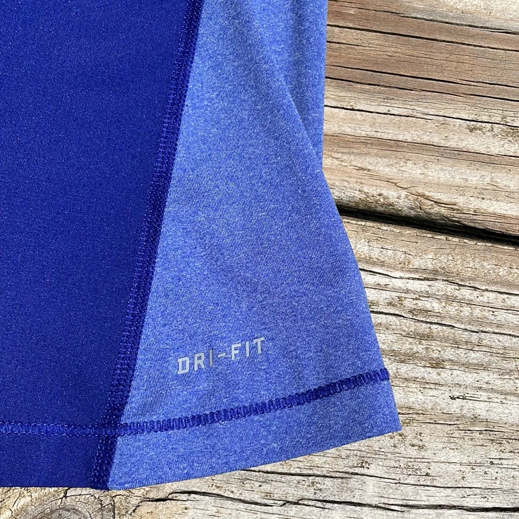 Nike Pro Dri-Fit Racerback Blue Tank Top Small - Image 5