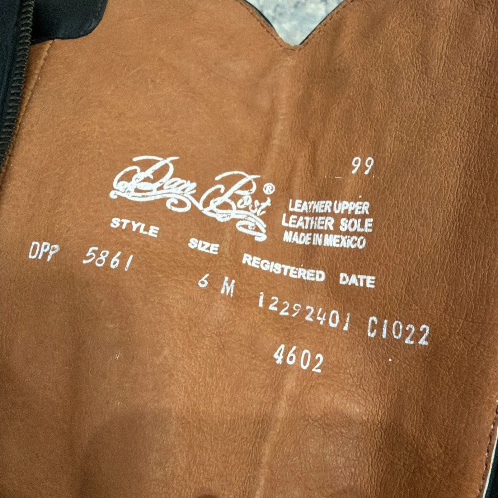 Dan Post Women's Daredevil Studded Tall Western Boots - Snip Toe Size 6 - Image 4