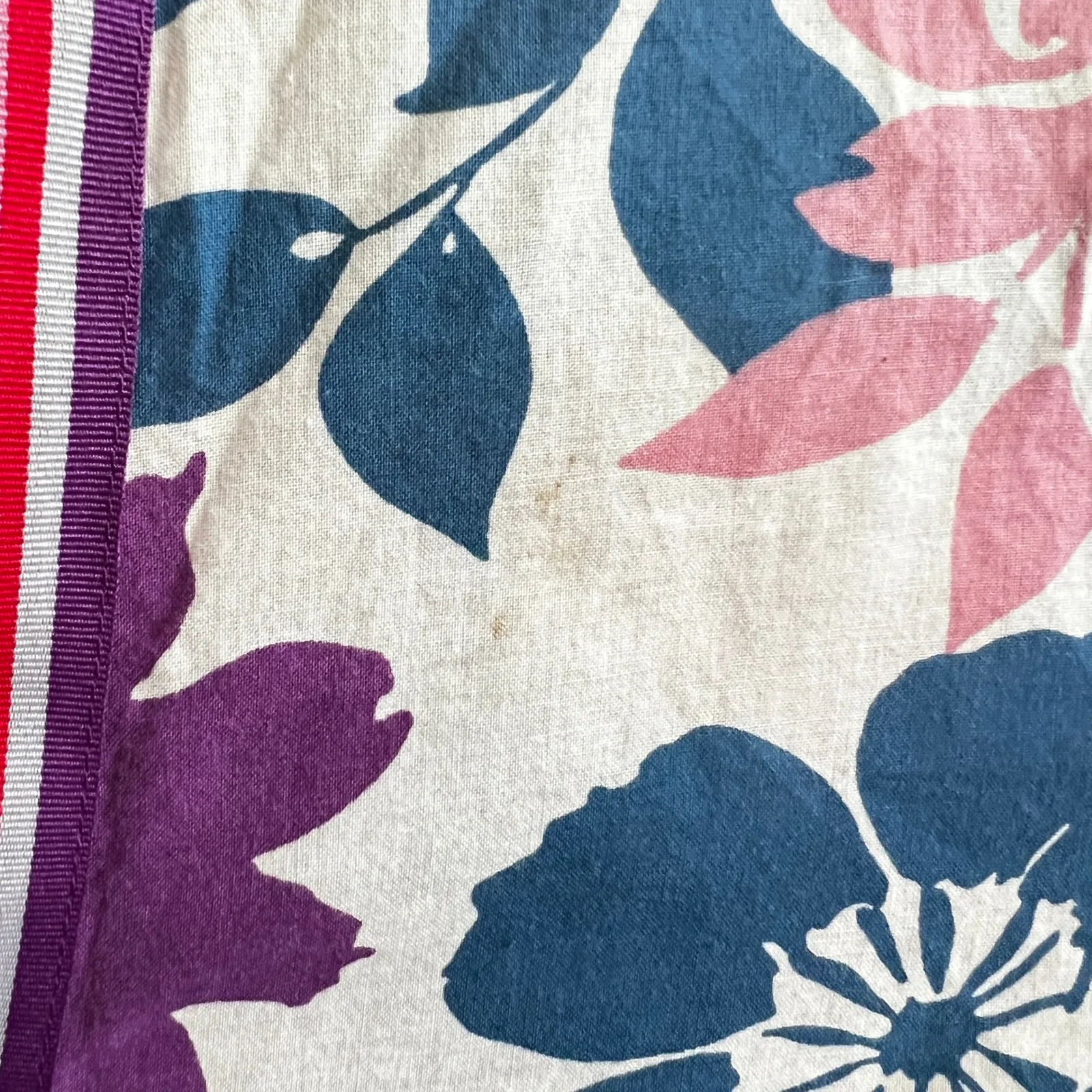 Boden Floral Tunic Top Colorful Classic Boho Coquette UK 6 US 2 White - Image 4