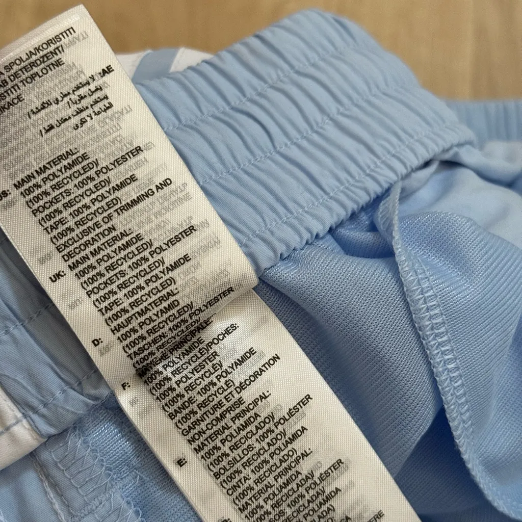 NWT Adidas Essentials 3-Stripes Woven 7/8 Sportswear Pants | Glow Blue | 2X - Image 10