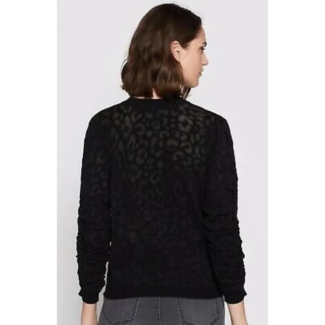 Itana Black Leopard Sweater - Image 2