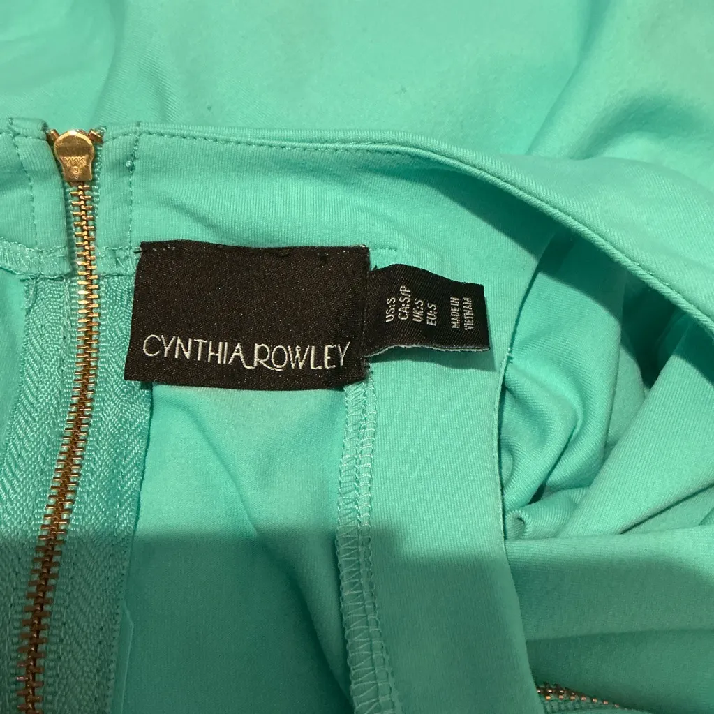 Cynthia Rowley Aqua Mini Dress Size Small - Image 7