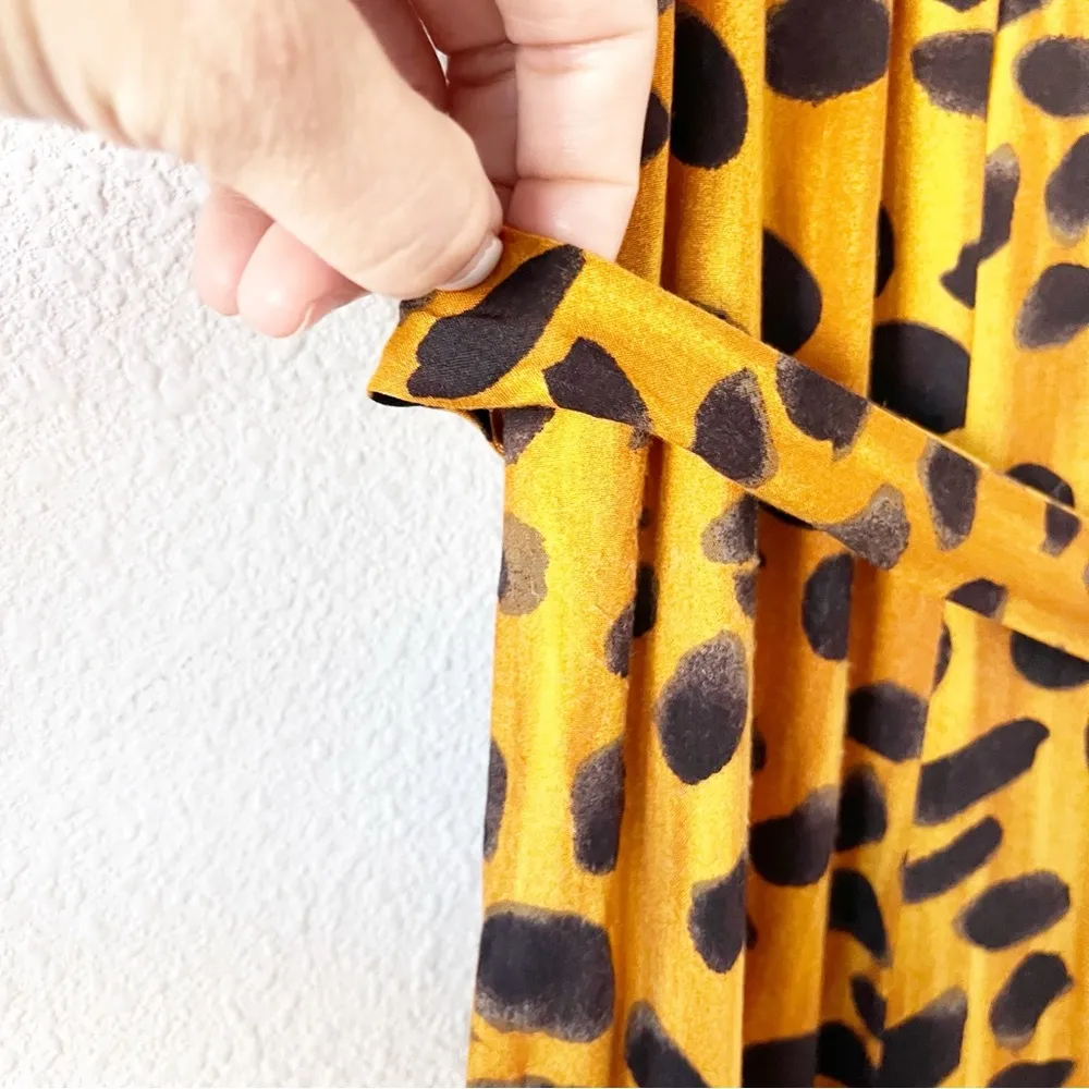 Anthropologie Porridge Vianne Animal Print Button Down Maxi Shirt Dress - Image 6