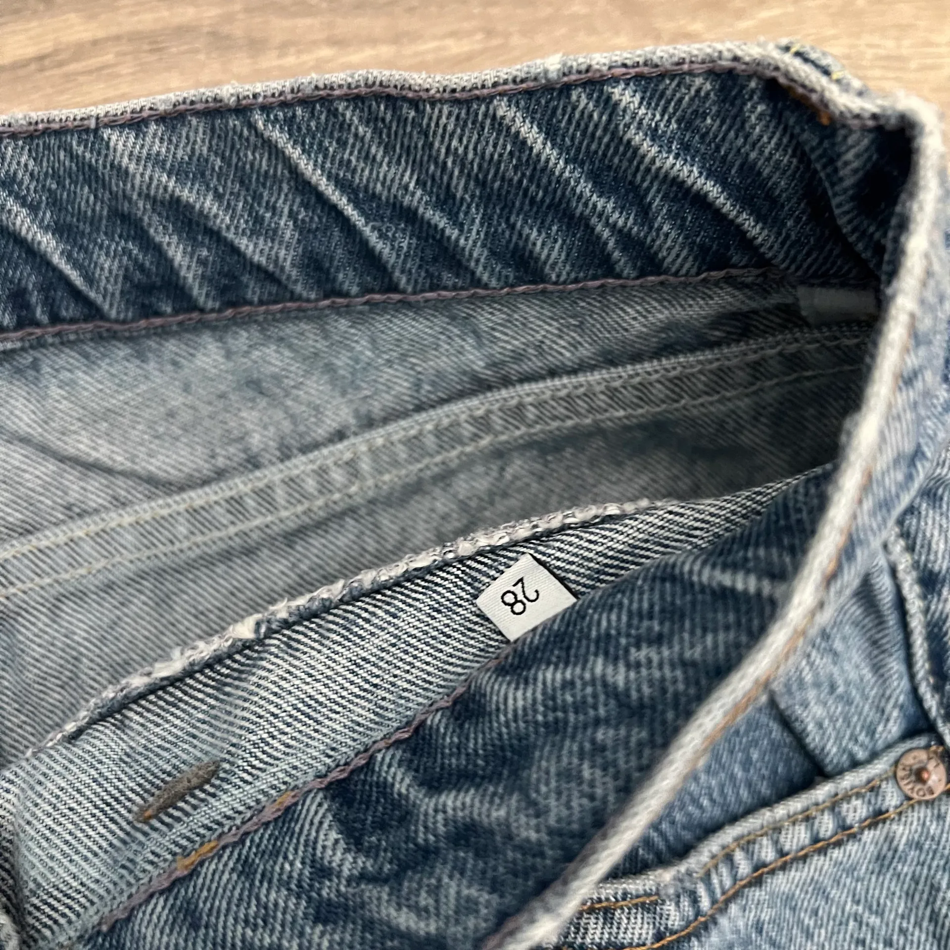 High Rise Straight Leg Jeans - Image 4