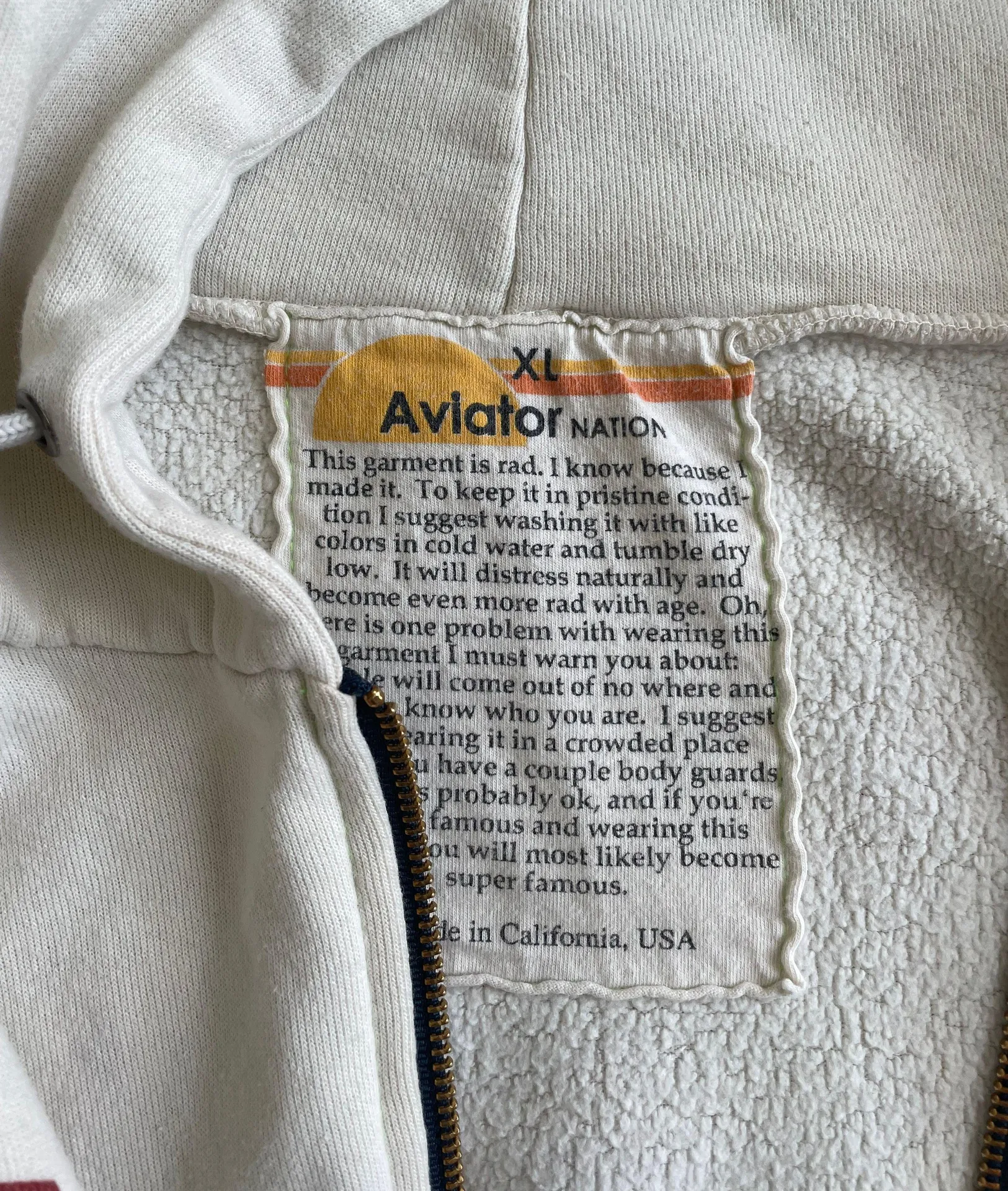 Aviator Nation Zip Up - Image 4