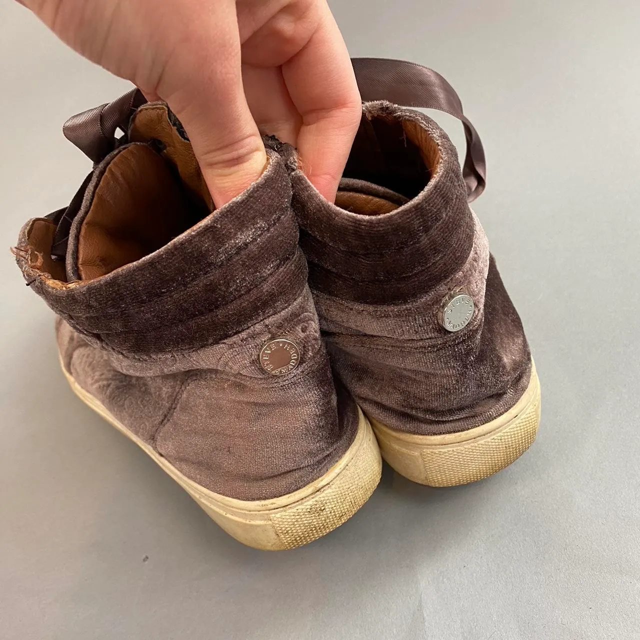 Steve Madden Velour Sneakers - Image 3