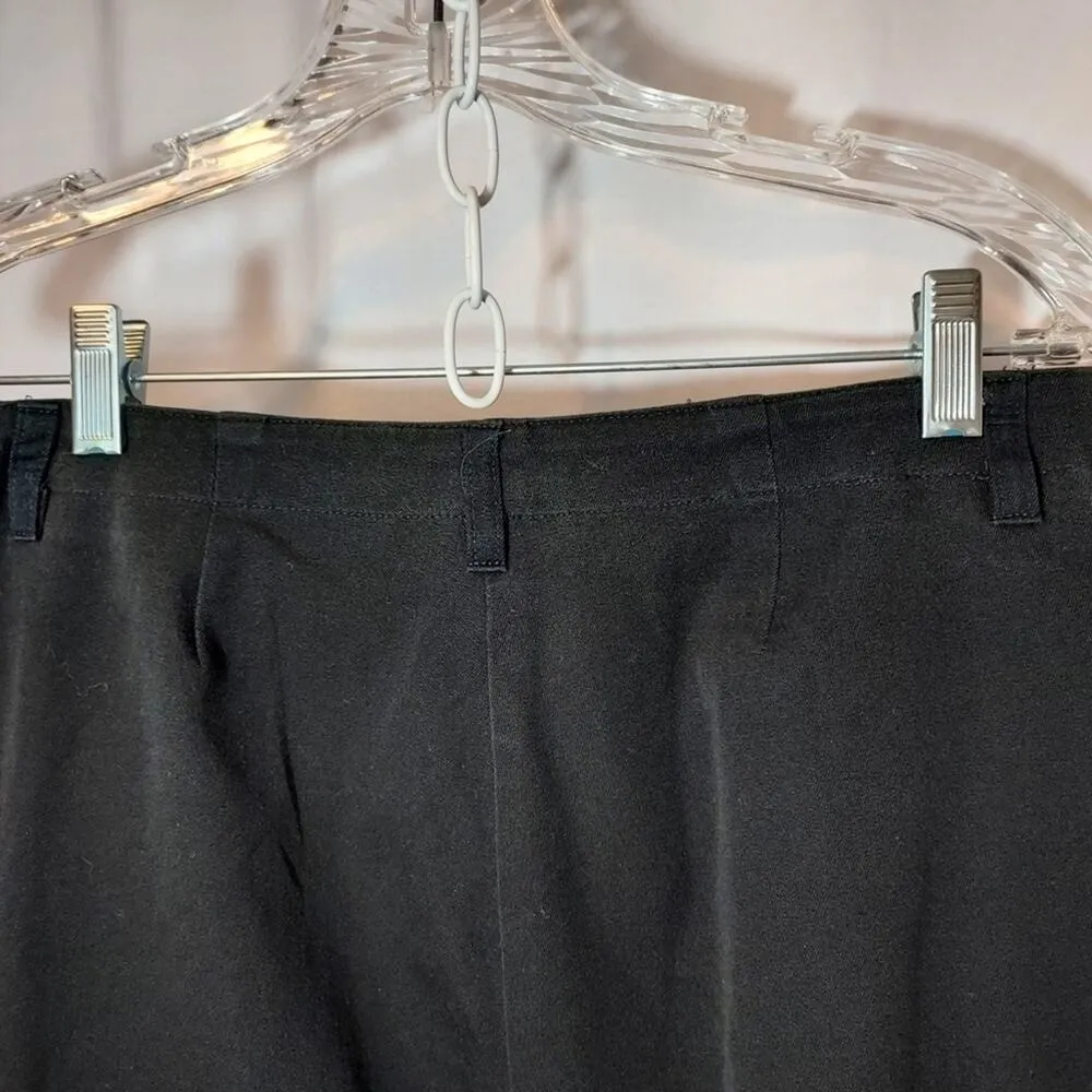 Jones New York Sport Stretch Black Denim Straight Leg Mid Rise Jeans Pants - Image 4