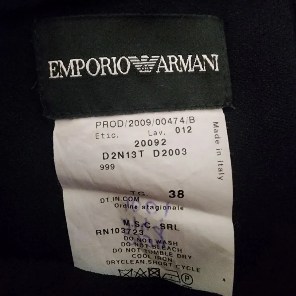 Emporio Armani Black Skirt (38) - Image 5