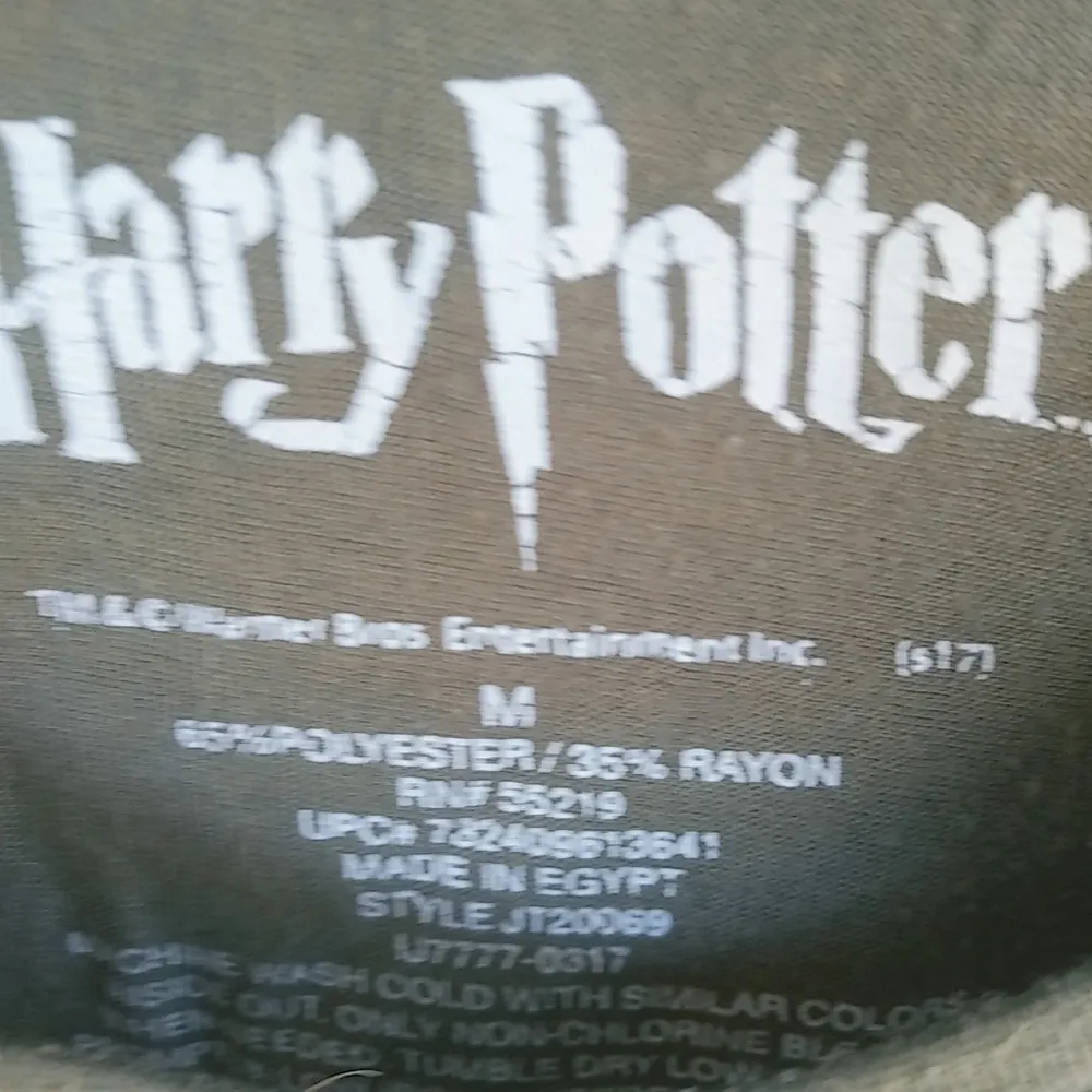 Hogwarts Harry Potter M Olive Tank Top Green Size M - Image 6