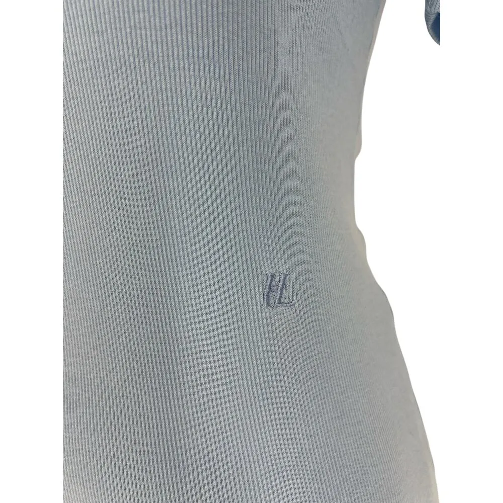 Helmut Lang Polo Dress in Baby Blue Aquarius - Image 5
