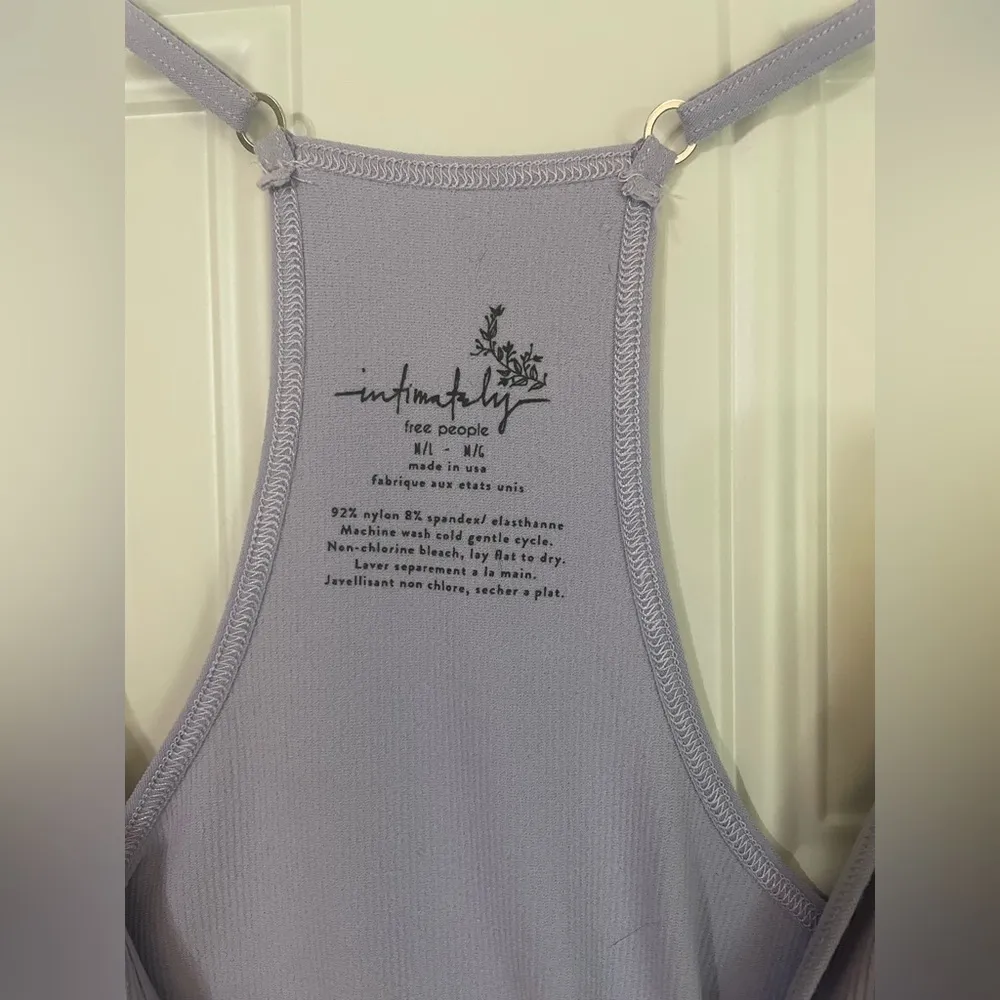 Intimately Free People Move Along Body Suit Purple Size M/L Stretchy Adjustable - Image 3