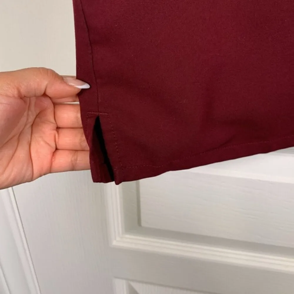 Figs Burgundy V-Neck Casma Scrub Top Medical Hospital Doctor Nurse Size XXL EUC - Image 4