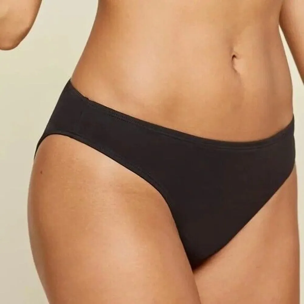 NWT Andie Swim The Bikini Bottom Medium Coverage Leg Cut Low Rise XS Black #3748 - Image 12