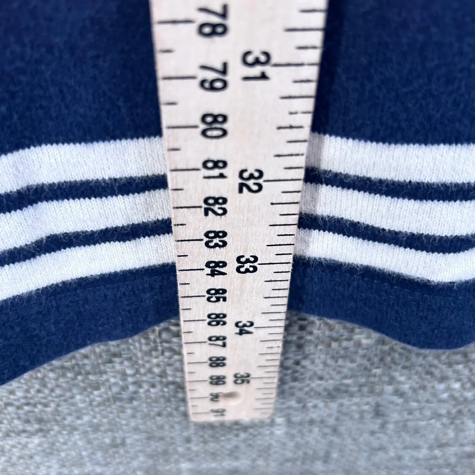 Uniqlo‎ Striped Dress Navy Red Medium - Image 9