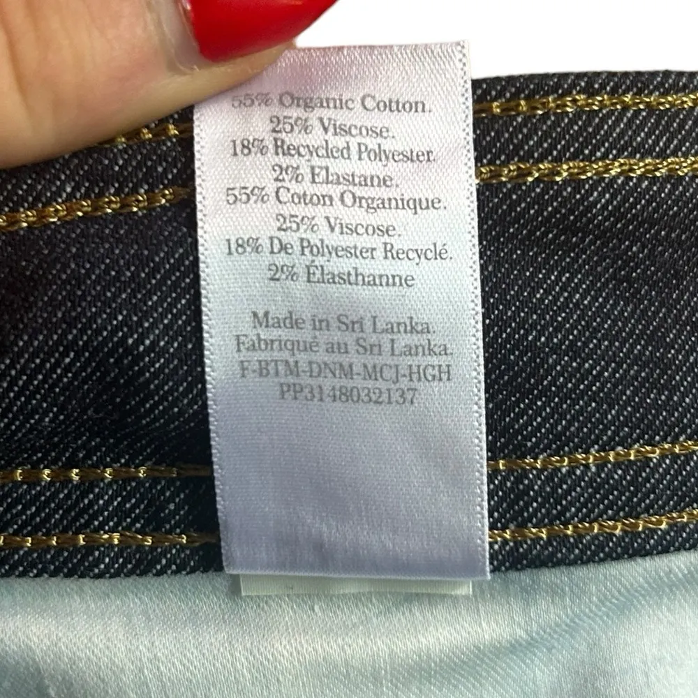 EVERLANE The Way High Skinny Jeans Size 28 Crop Dark Wash NWT High Waist Stretch - Image 15