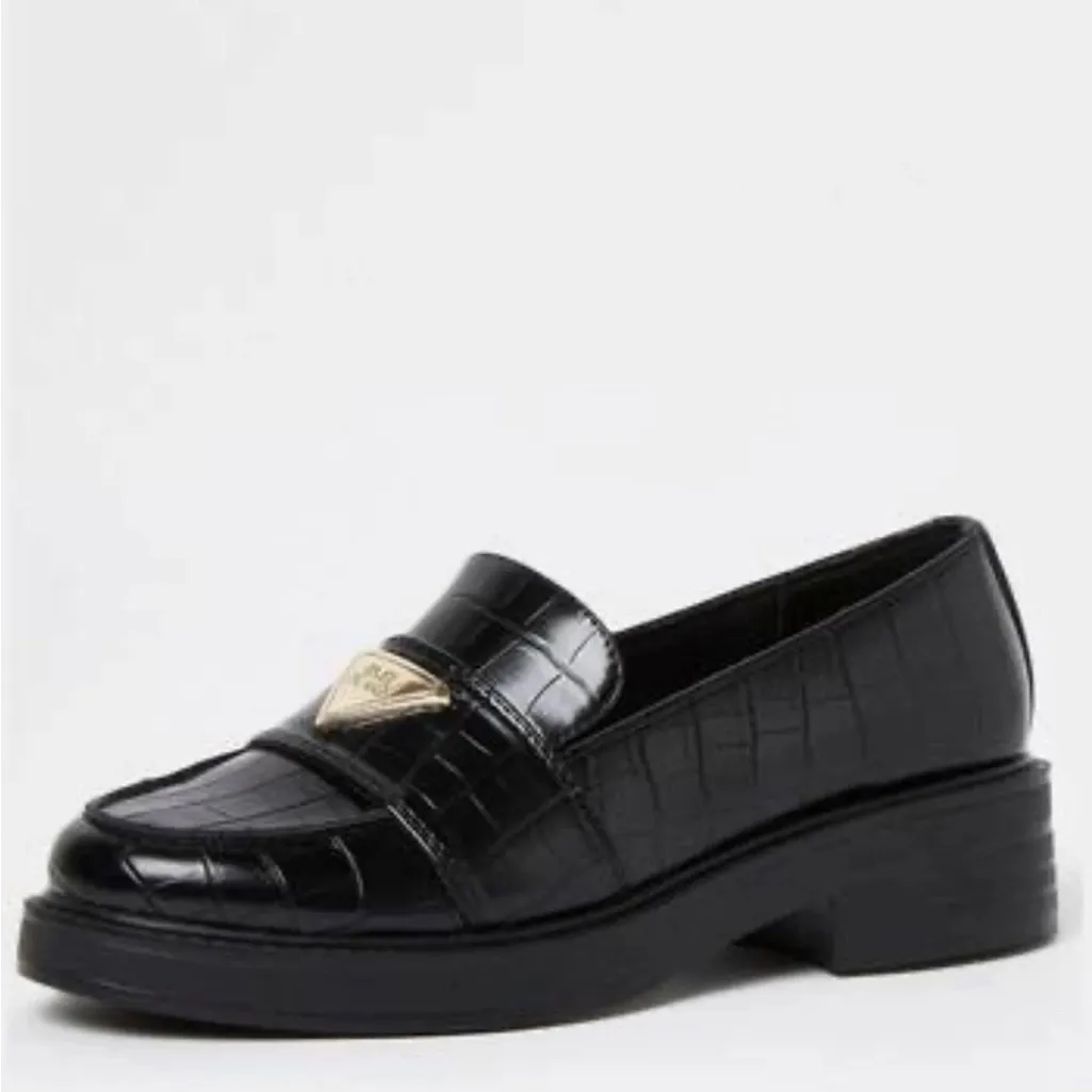 River Island Black Loafers - Image 2