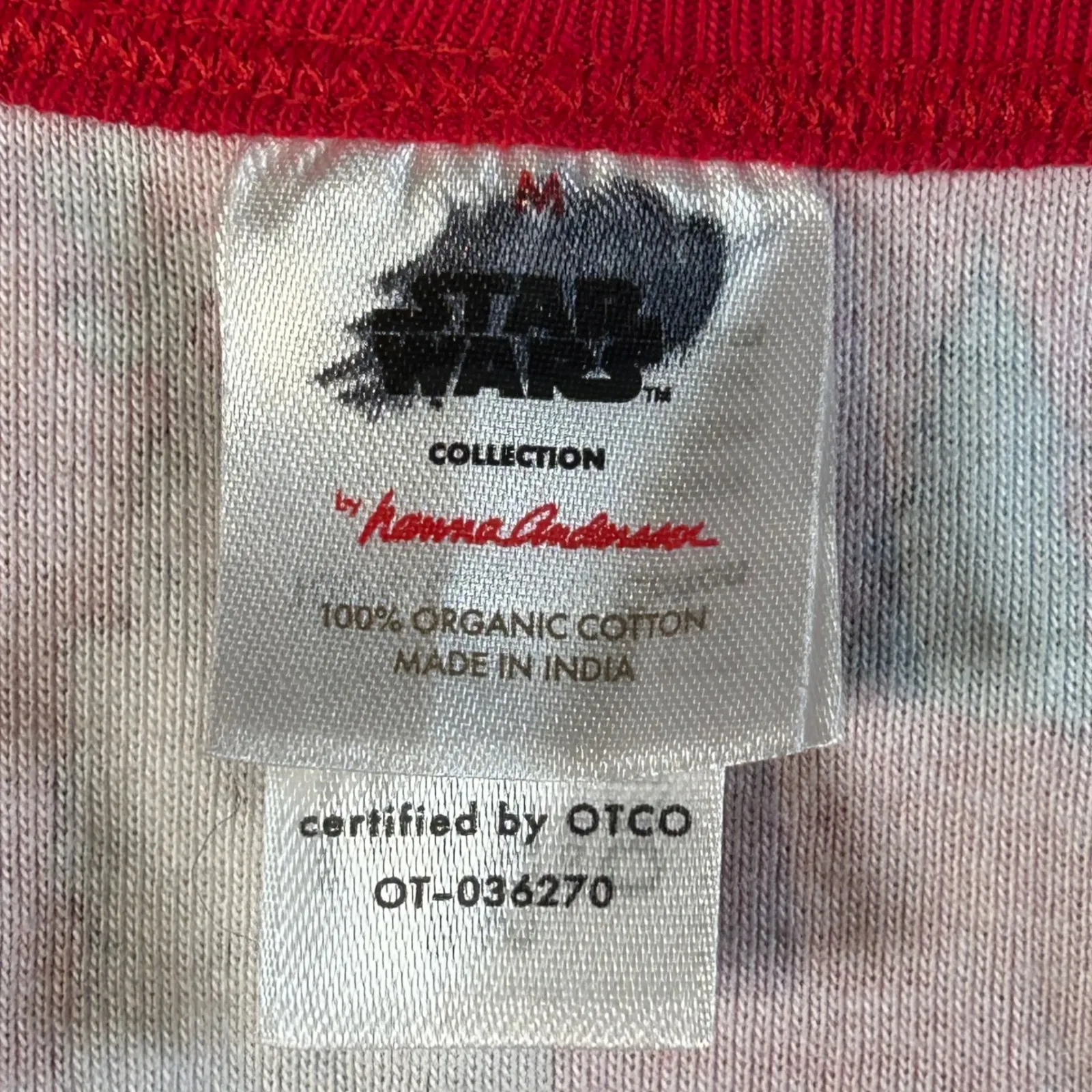 Hanna Andersson Star Wars Long Sleeve Organic Cotton Pajama Top Medium Red - Image 5