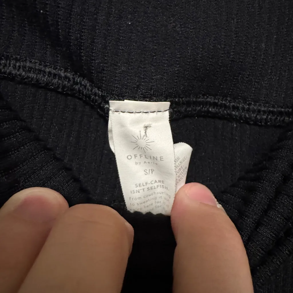 Aerie High Waist Black Women's Shorts - Image 2