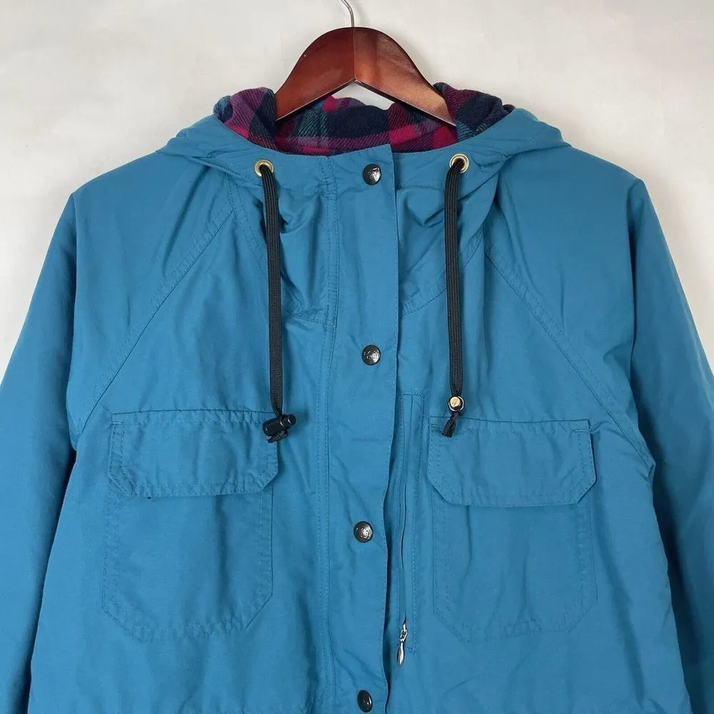 Vintage 90s REI Blue Fleece Lined Jacket Utility Women’s Size 12 Outdoor Winter - Image 3