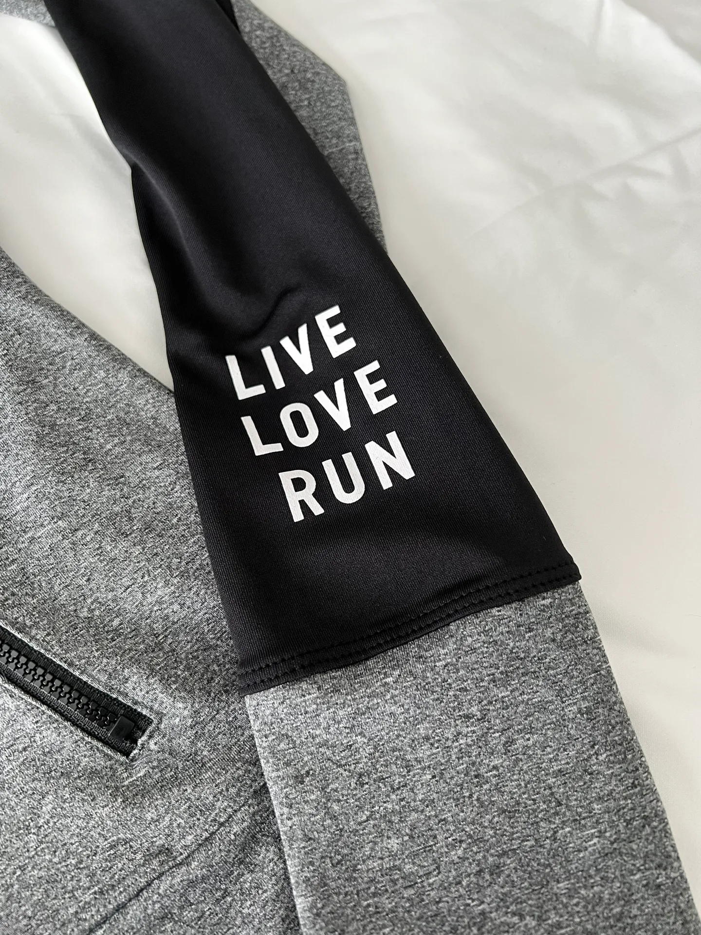 Grey And Black Zip-Up Running Jacket - Image 4