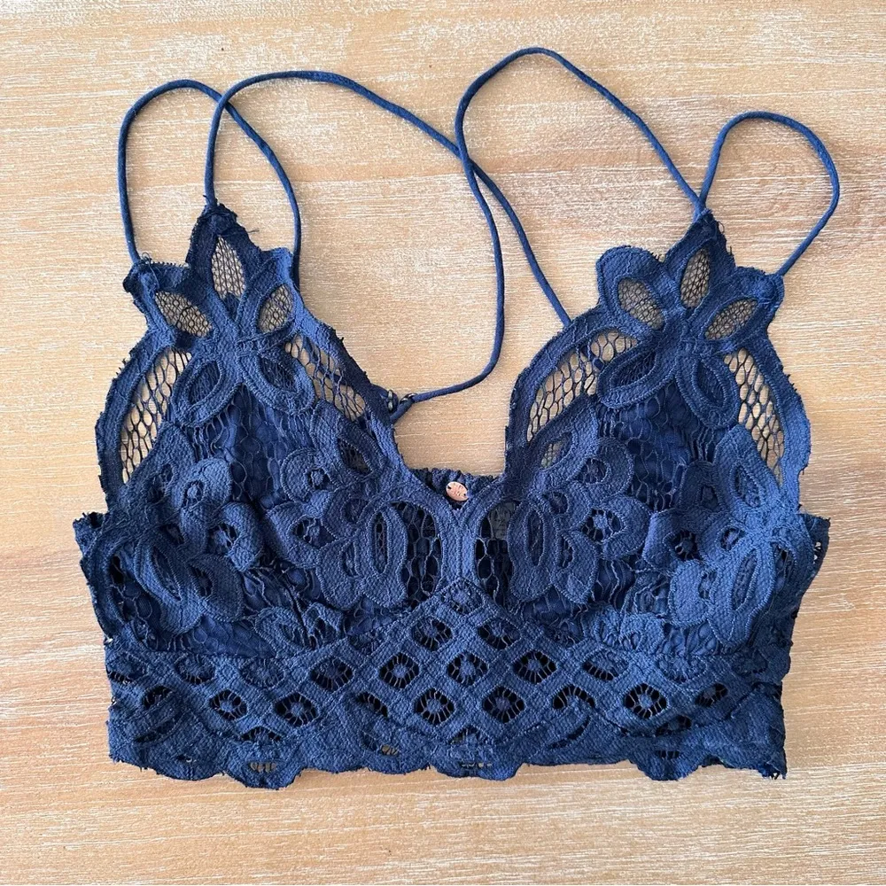 Intimately Free People Adella Navy Bralette - Image 3