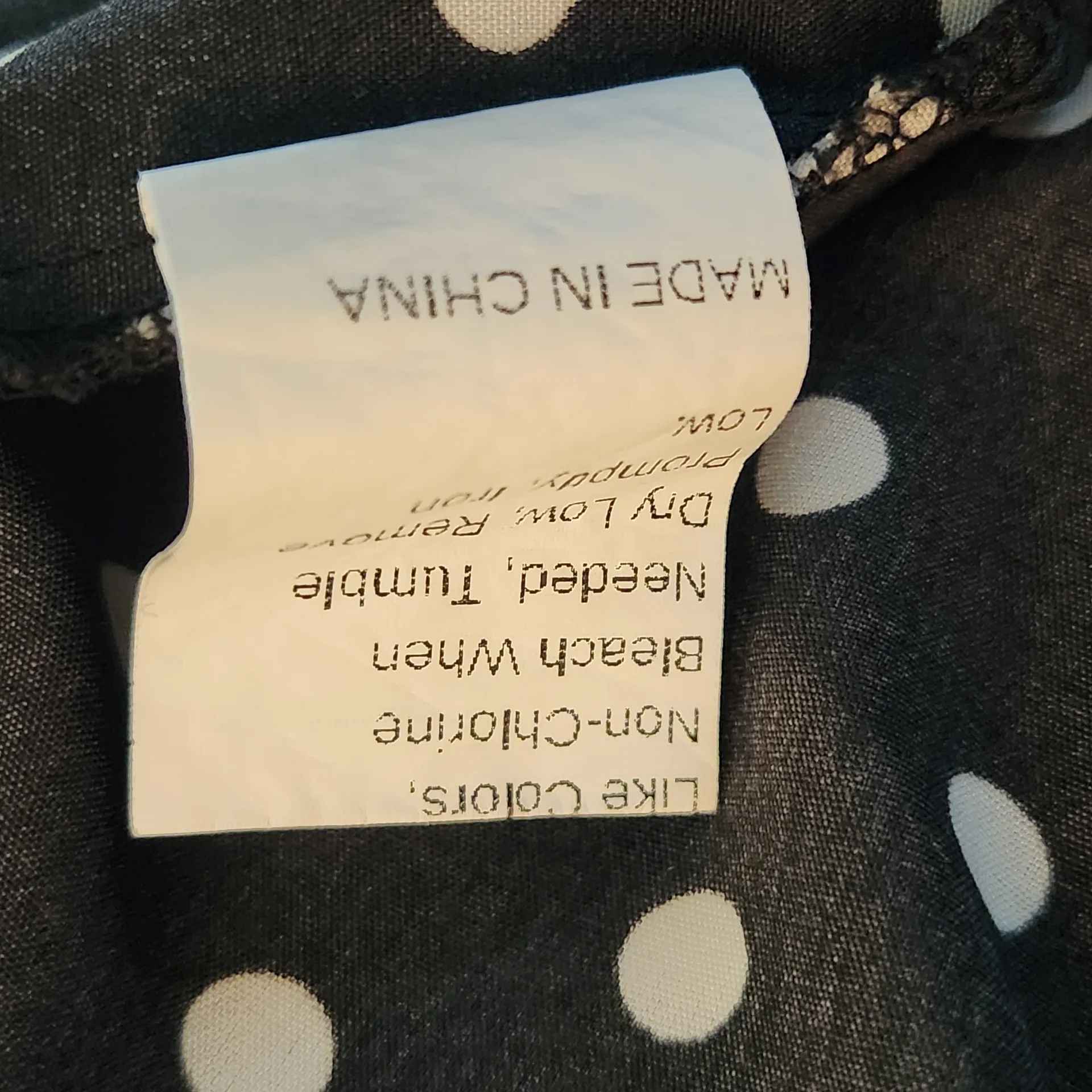 Black and White Polka Dot Long Sleeve Blouse Size 3XL Shein Curve Polka Dot Top - Image 8