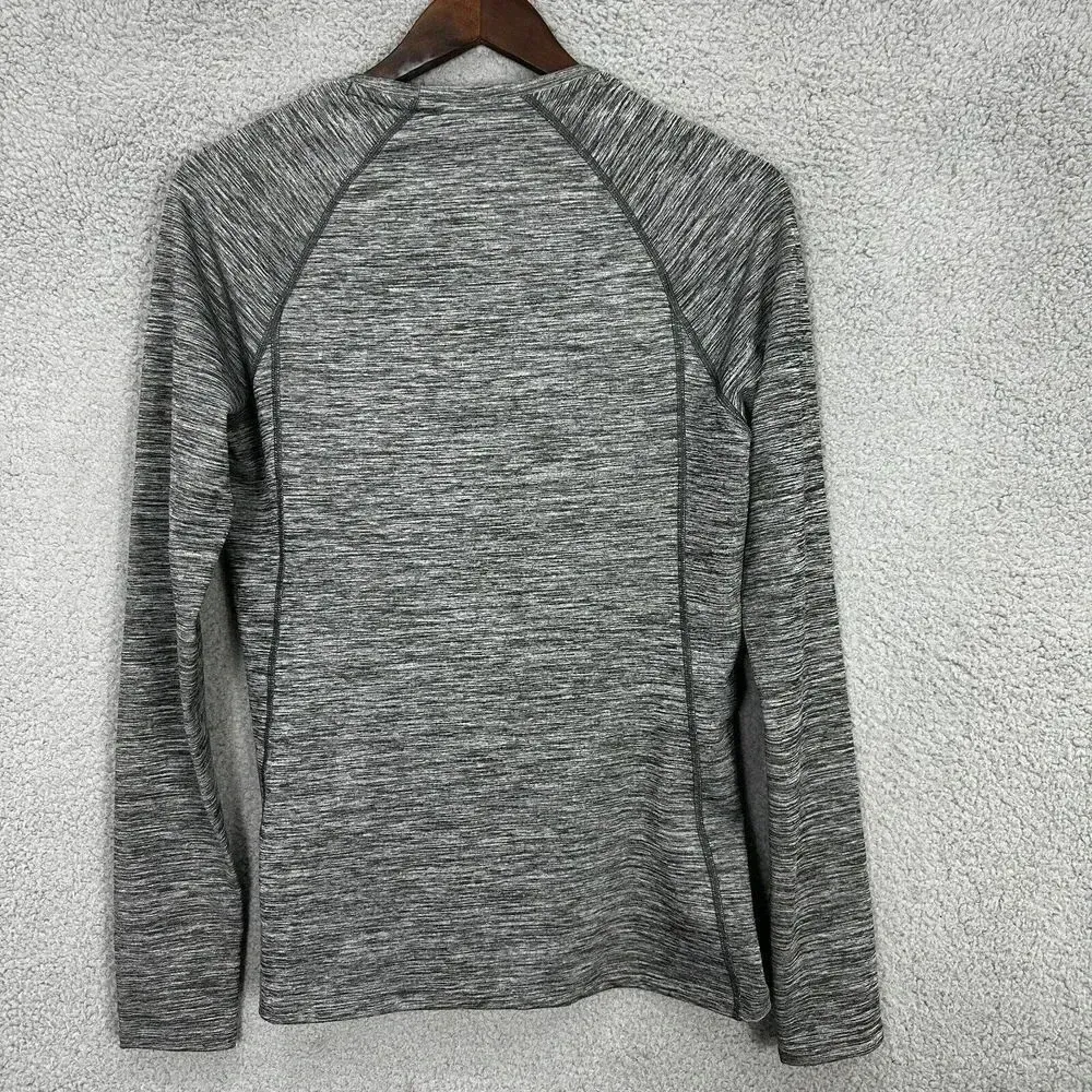 Under armour top‎ womens large gray cozy crew neck thumbhole athletic running - Image 7
