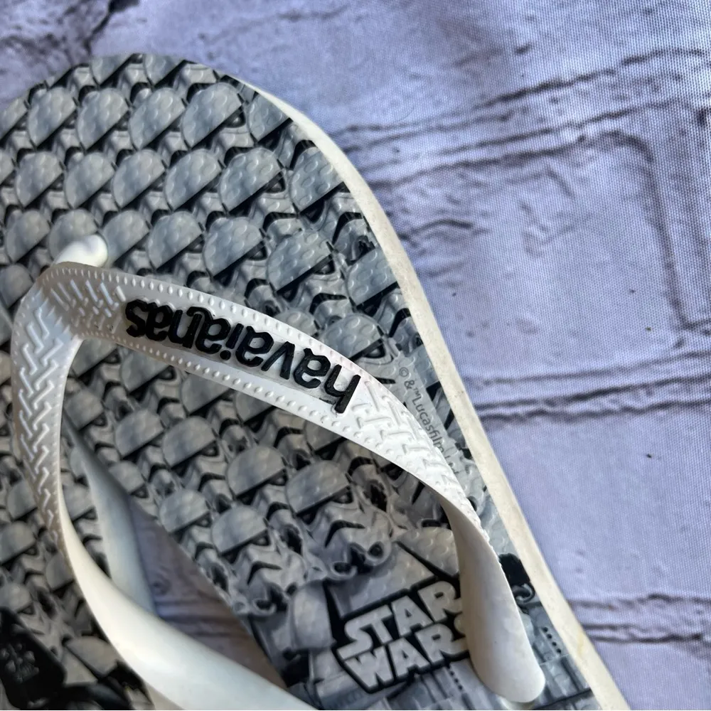Havaianas Flip Flops Thongs Sandals Star War Darth Vader Unisex 37/38 - Image 8