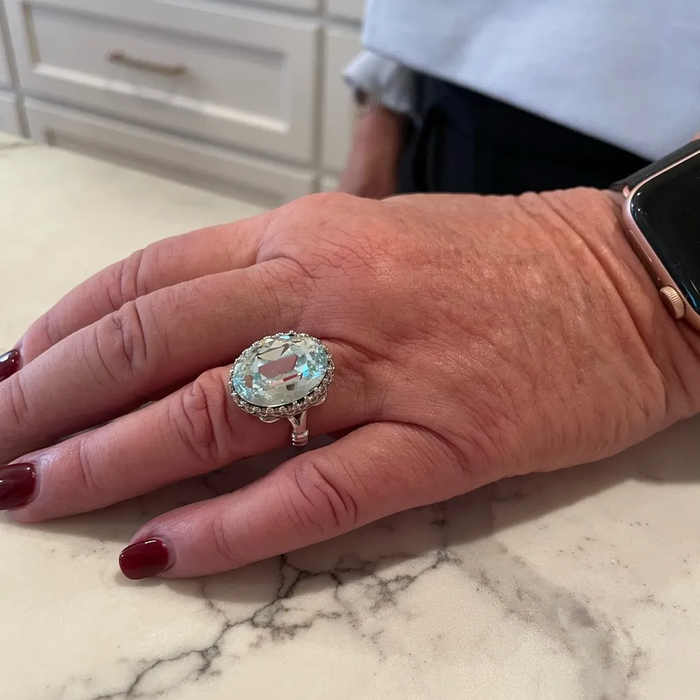 Sterling silver cocktail ring - Image 2