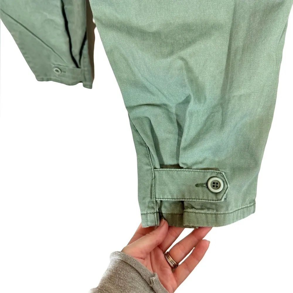 Pistola Tammy High Rise Trouser Utilitarian Button Fly Pants Colonel Army Green - Image 9
