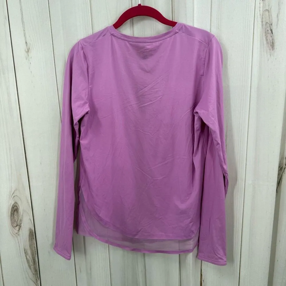 Athleta Women’s Small Pink Mesh Longsleeve Top - Image 6