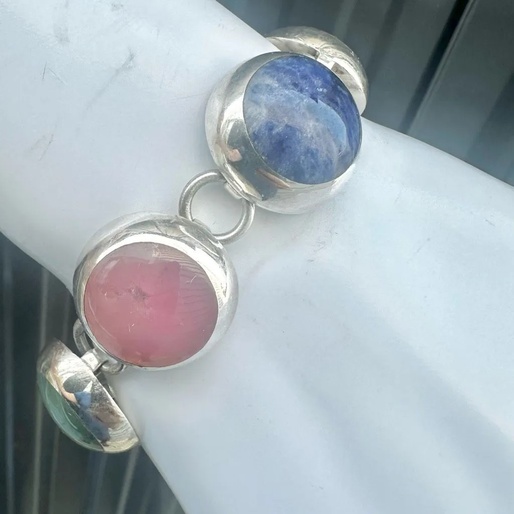 Vintage Taxco Sterling Silver Multi - Image 3