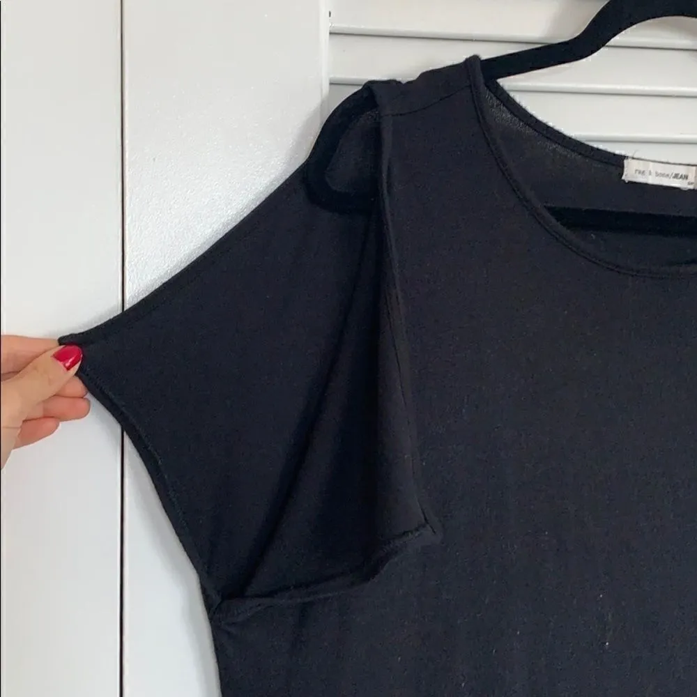 Rag and Bone  Jean Mia Split Sleeve Tee - Image 6