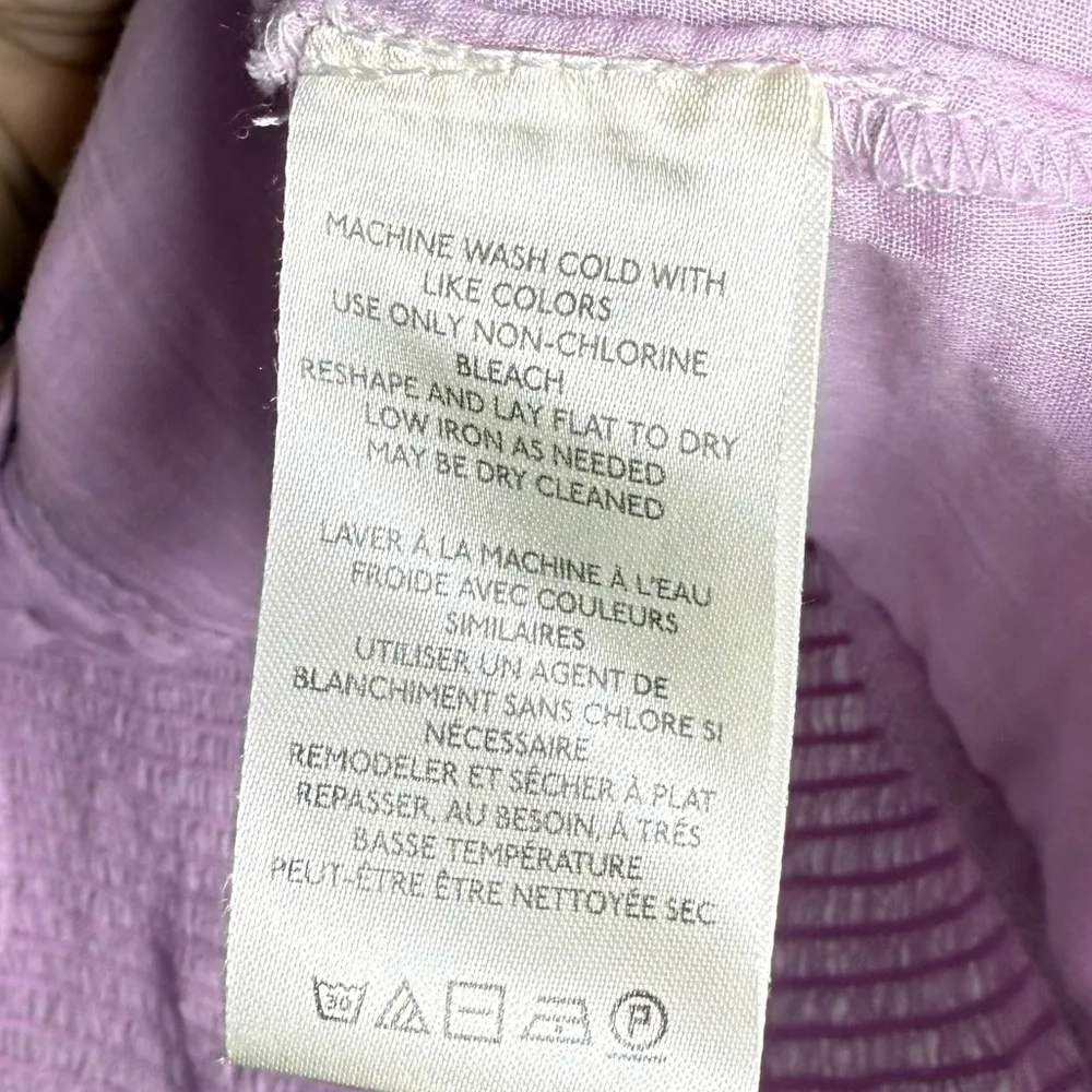 Free People Women’s Thank You Very Sweetly Crop Top in Blush Lilac size L New - Image 5