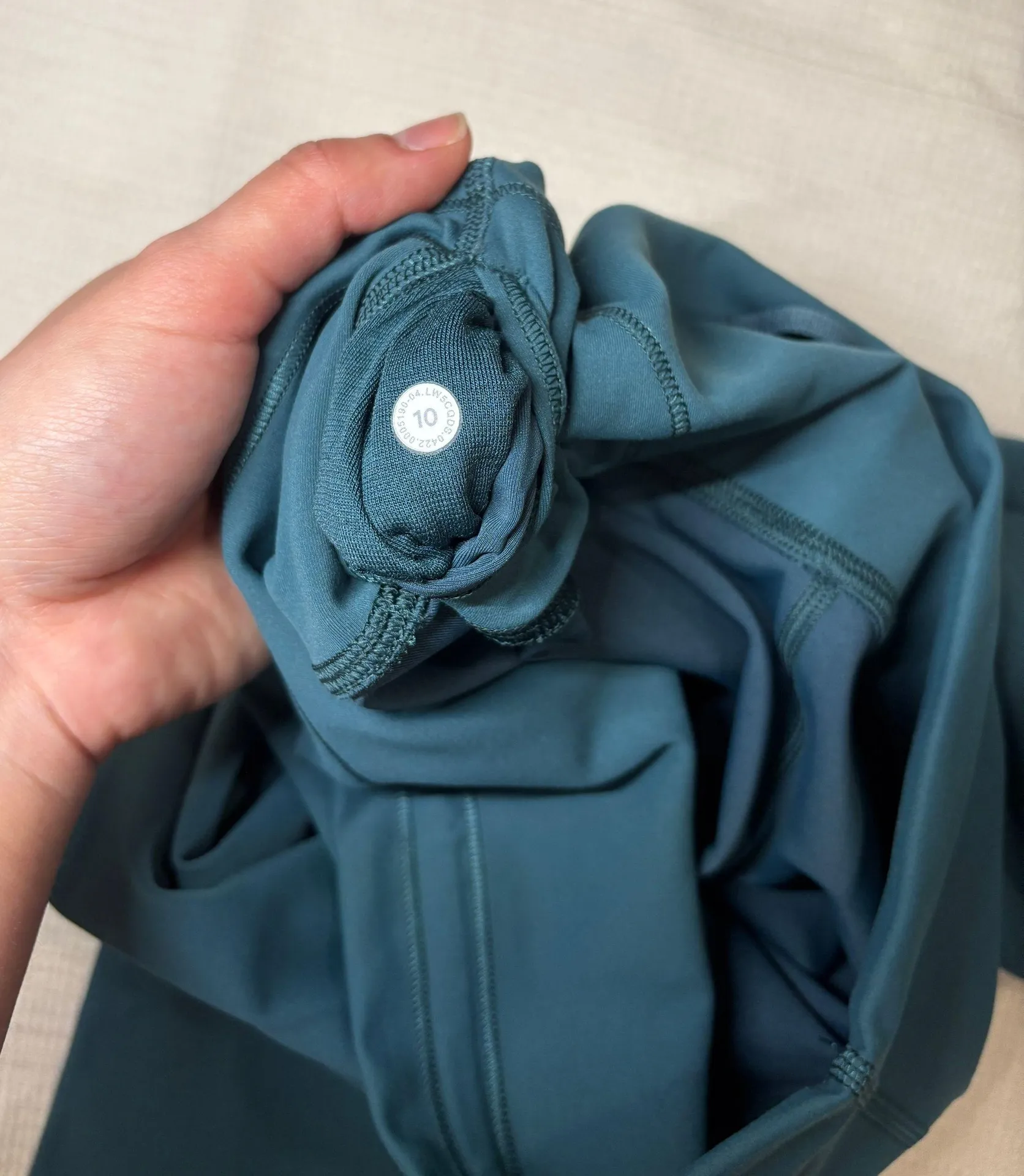 Wunder Train High Rise Leggings 25” - Green Jasper - Image 8