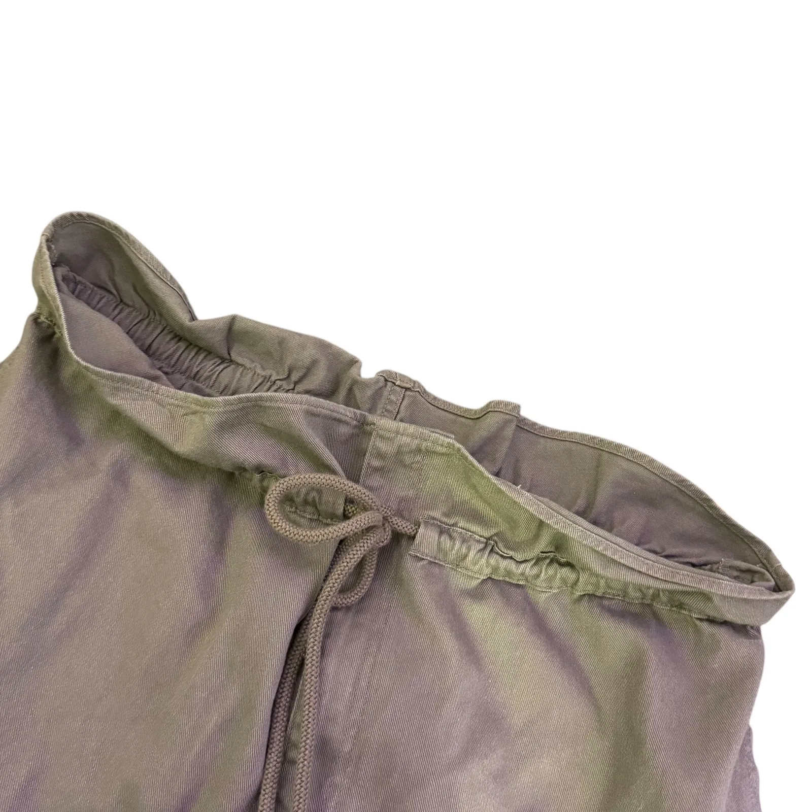 Future Collective Jenny K Lopez Paperbag Crop Pants Size 17 Green Cargo Eyelet - Image 9