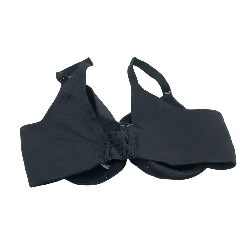 Cacique Lightly Lined Full Coverage Bra Black Nylon/Spandex 38D - Image 2