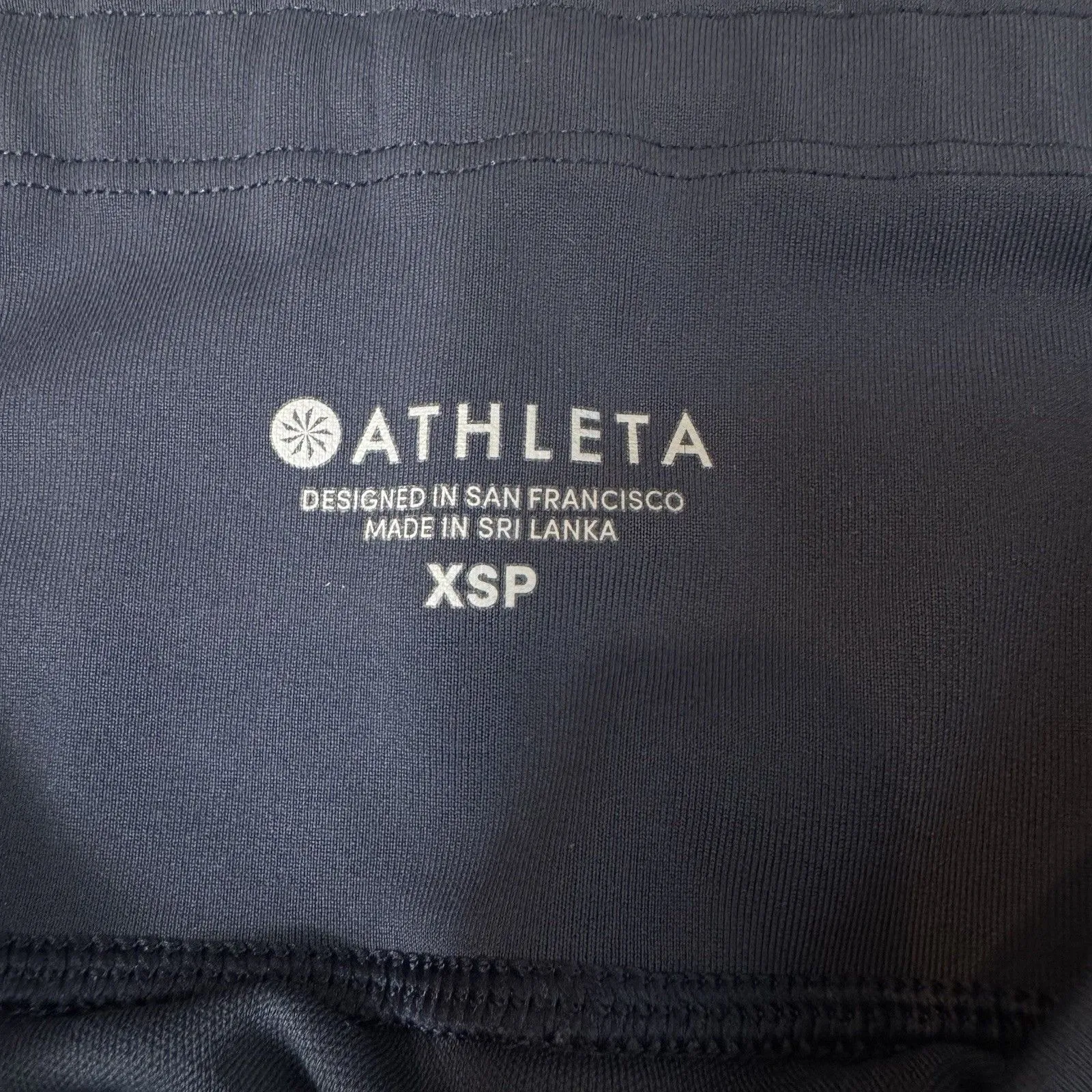 Athleta All In 7/8 Tight Leggings Size XS Petites Navy Blue Running Workout Gym - Image 5