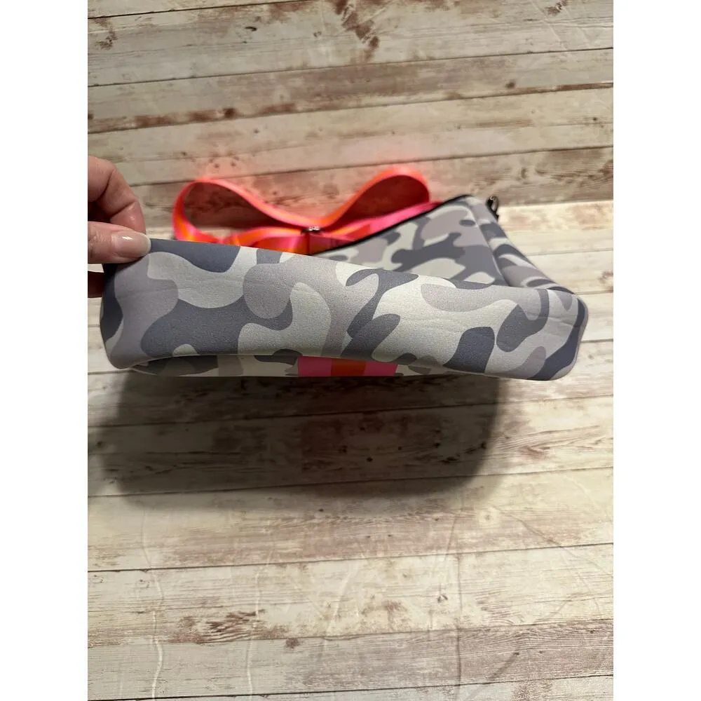 Haute Shore Jeri Rise Crossbody Purse Bag Neoprene White Gray Camo Pink Red - Image 6