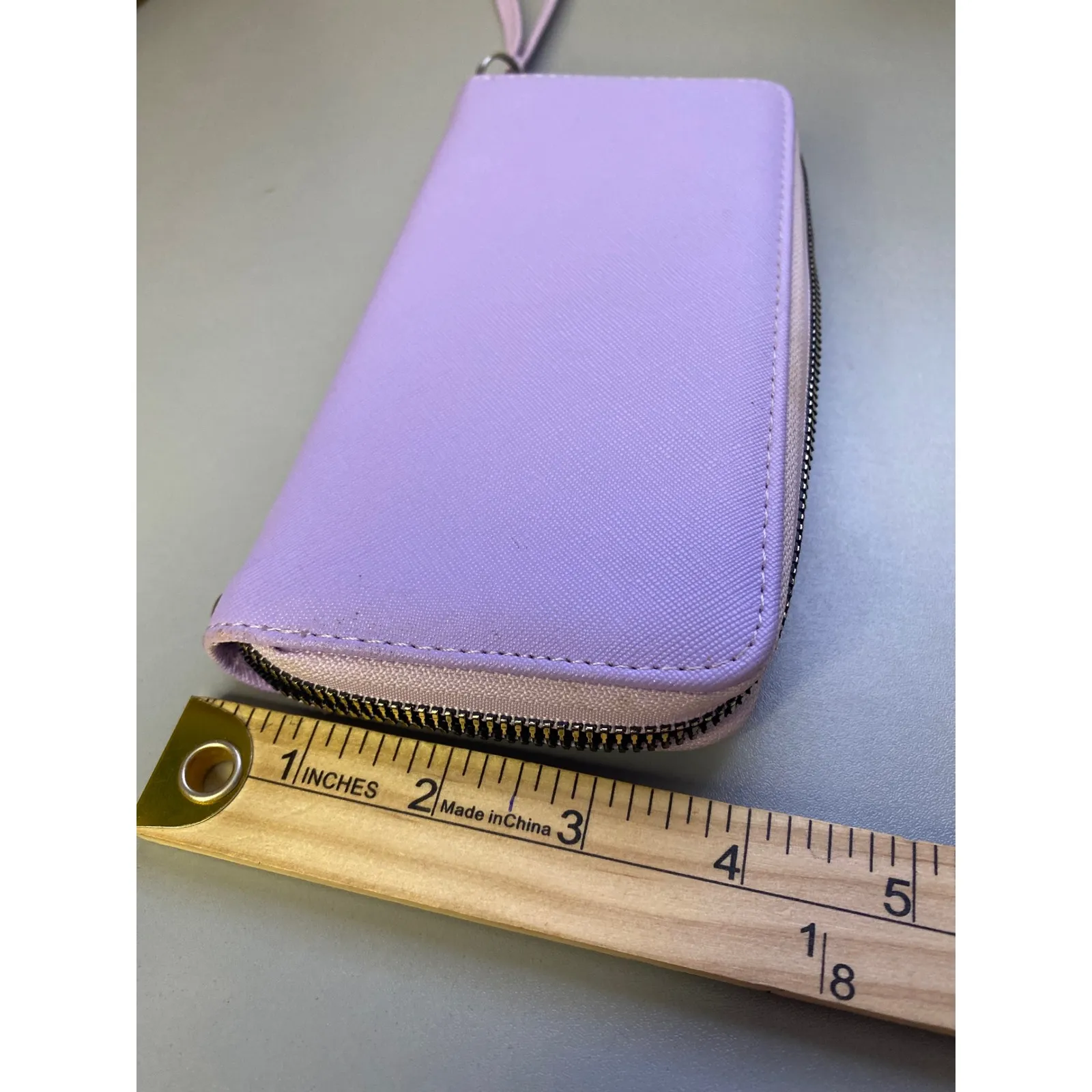 SUO UI Purple Fashion Leather Wristlet Wallet Organizer - Image 5